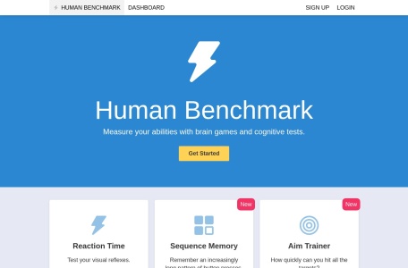 Human Benchmark – 全球认知能力基准测试平台