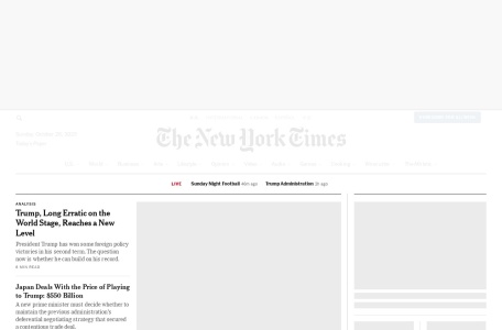 The New York Times|纽约时报全球权威新闻平台