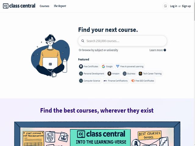 Class Central|免费全球在线课程搜索引擎