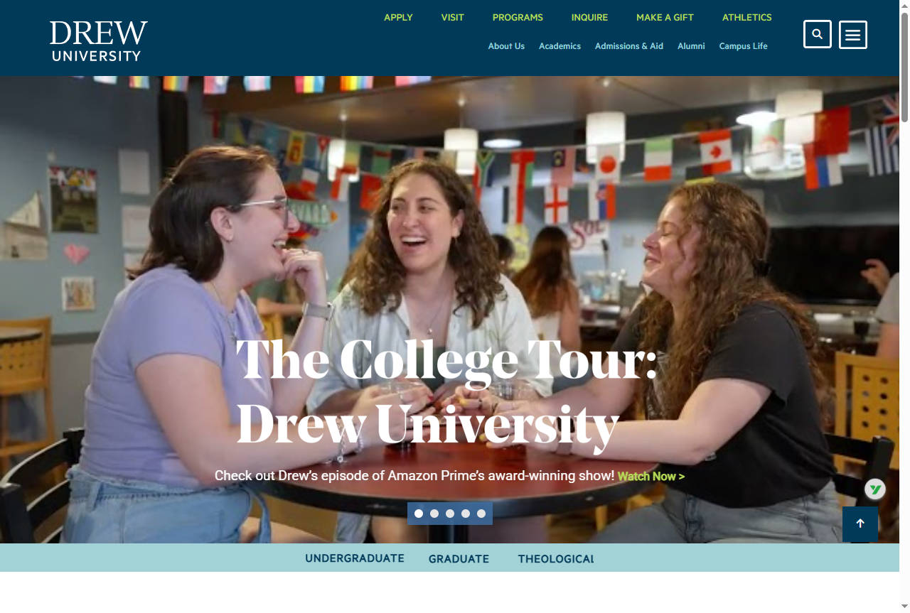 Drew University | 纽约大都会区顶尖文理大学