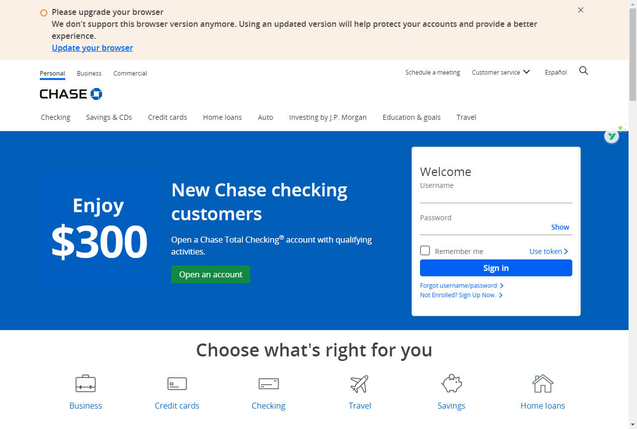 Chase | 美国大通银行官方在线服务门户 1764253914 snipaste 2025 11 27 22 31 29