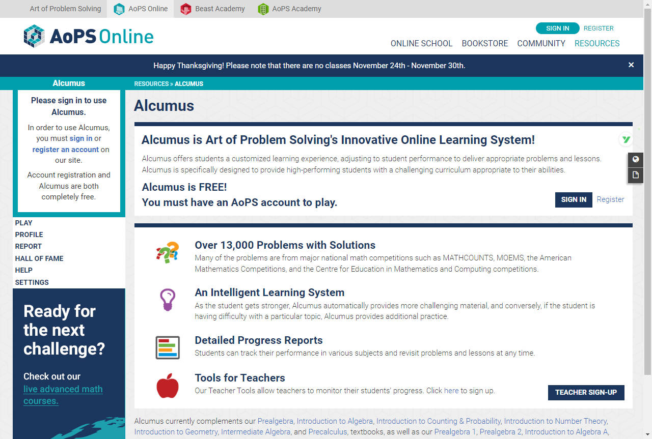 Art of Problem Solving (AoPS) | 全球精英数学思维与竞赛训练营