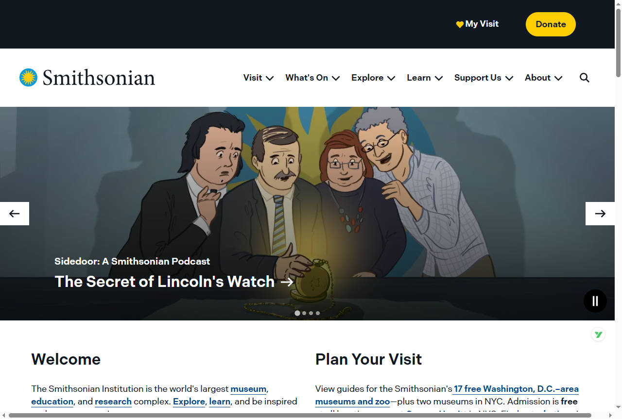 Smithsonian Institution | 全球最大博物馆群与知识开放数字枢纽