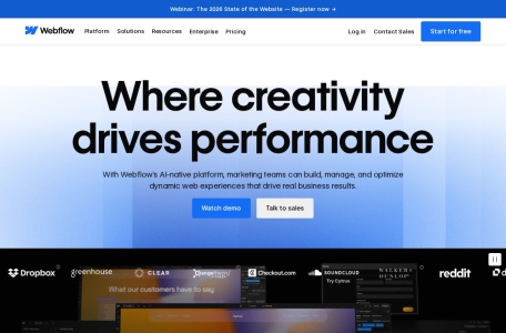 Webflow|无代码网站构建平台