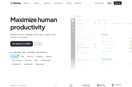 ClickUp|全功能项目管理与协作平台