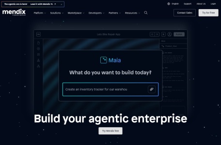 Mendix|面向企业低代码开发平台