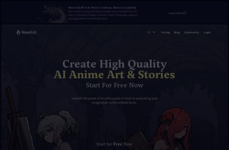 NovelAI｜说写作辅助与动漫风格图像生成于一体的 AI 创作平台