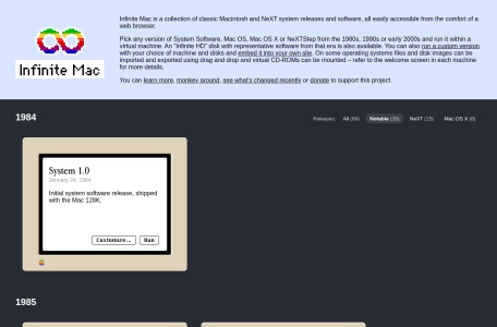 InfiniteMac|复古MAC在线体验