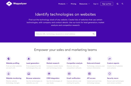 Wappalyzer科技检测器