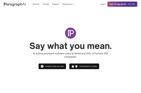 ParagraphAI | AI段落智能生成器