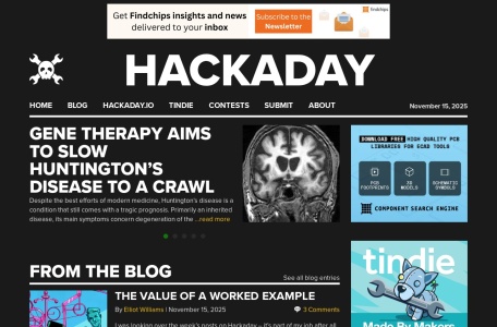 Hackaday | 专注于电子工程与硬件创新项目的创客博客