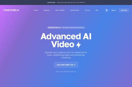 EPAGESTORE.AI | AI 驱动的电子商务页面构建与转化优化平台
