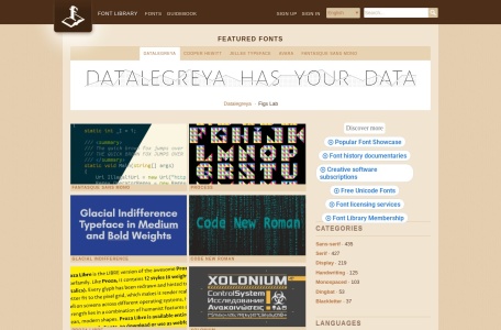 Font Library | 免费开源 Web Font 与多语种字体资源库