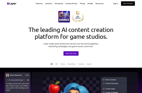 Layer AI | AI 产品摄影、智能背景生成与创意资产管理工具