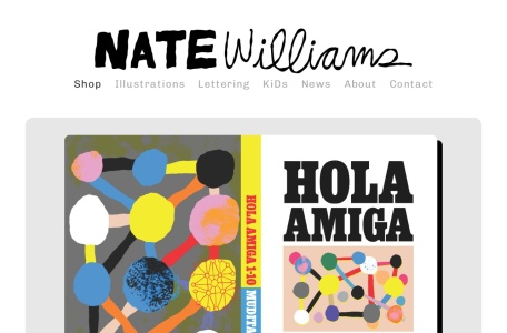 N8W | Nate Williams 艺术设计总监的插画与手绘字体作品集