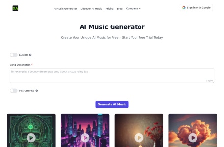 XAAI Music | 免费AI音乐创作神器