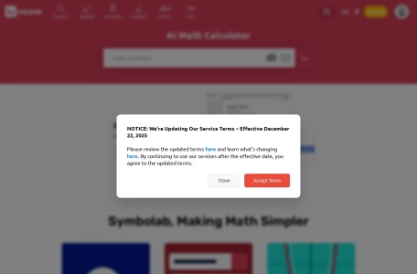 Symbolab | 全能分步数学求解引擎与学习平台
