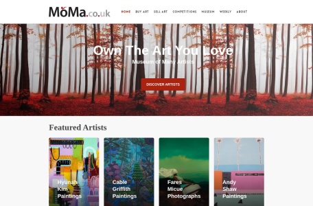 MoMa UK | 英国原创艺术品推广与资源聚合平台