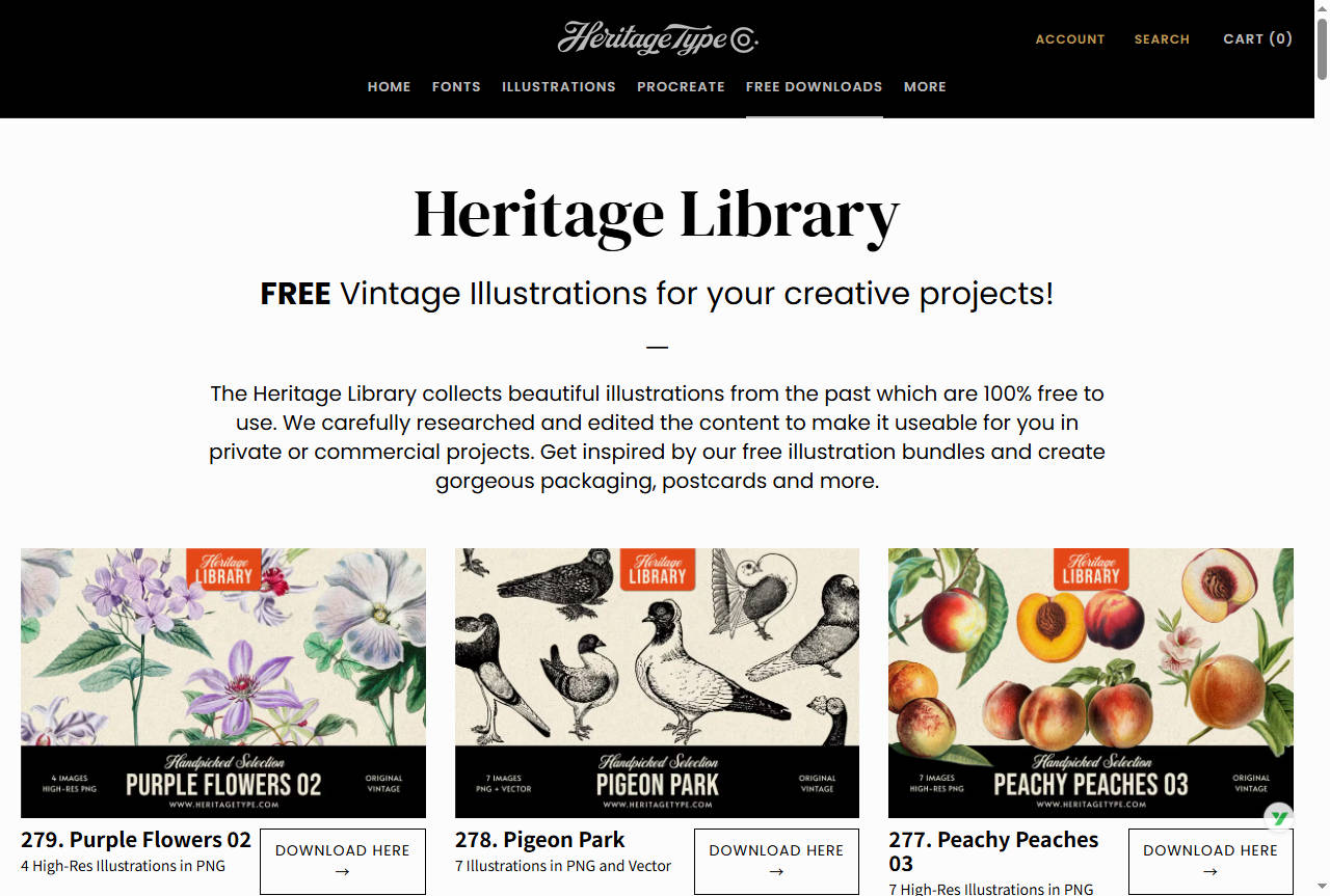 HeritageType:复古设计资源工坊