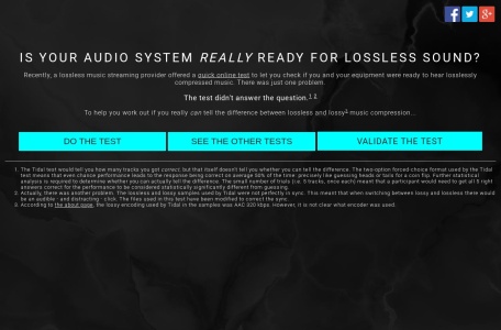 ABX High Fidelity Test