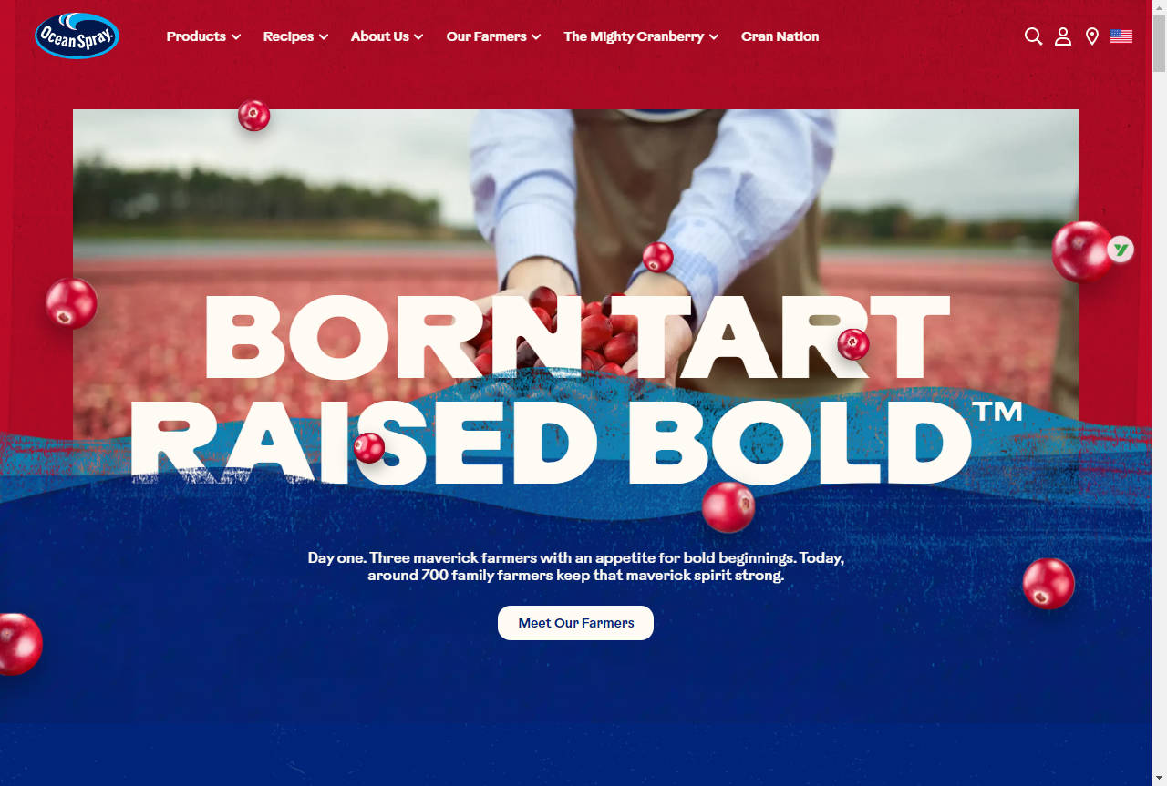 Ocean Spray | 优鲜沛