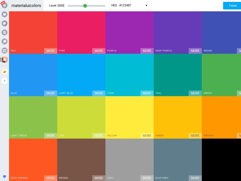 Material Design 配色工具