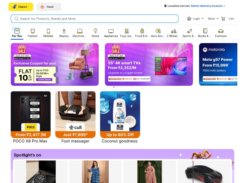Flipkart – 印度领先的在线购物平台
