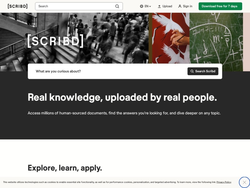 Scribd – 全球数字图书馆与电子书订阅服务